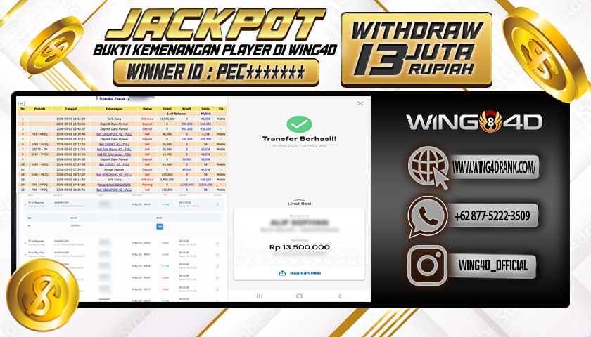 Prediksi WING4D | Prediksi dan RTP Jitu Situs WING4D