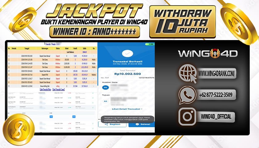 Prediksi WING4D | Prediksi dan RTP Jitu Situs WING4D