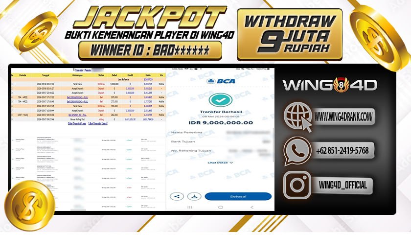 Prediksi WING4D | Prediksi dan RTP Jitu Situs WING4D