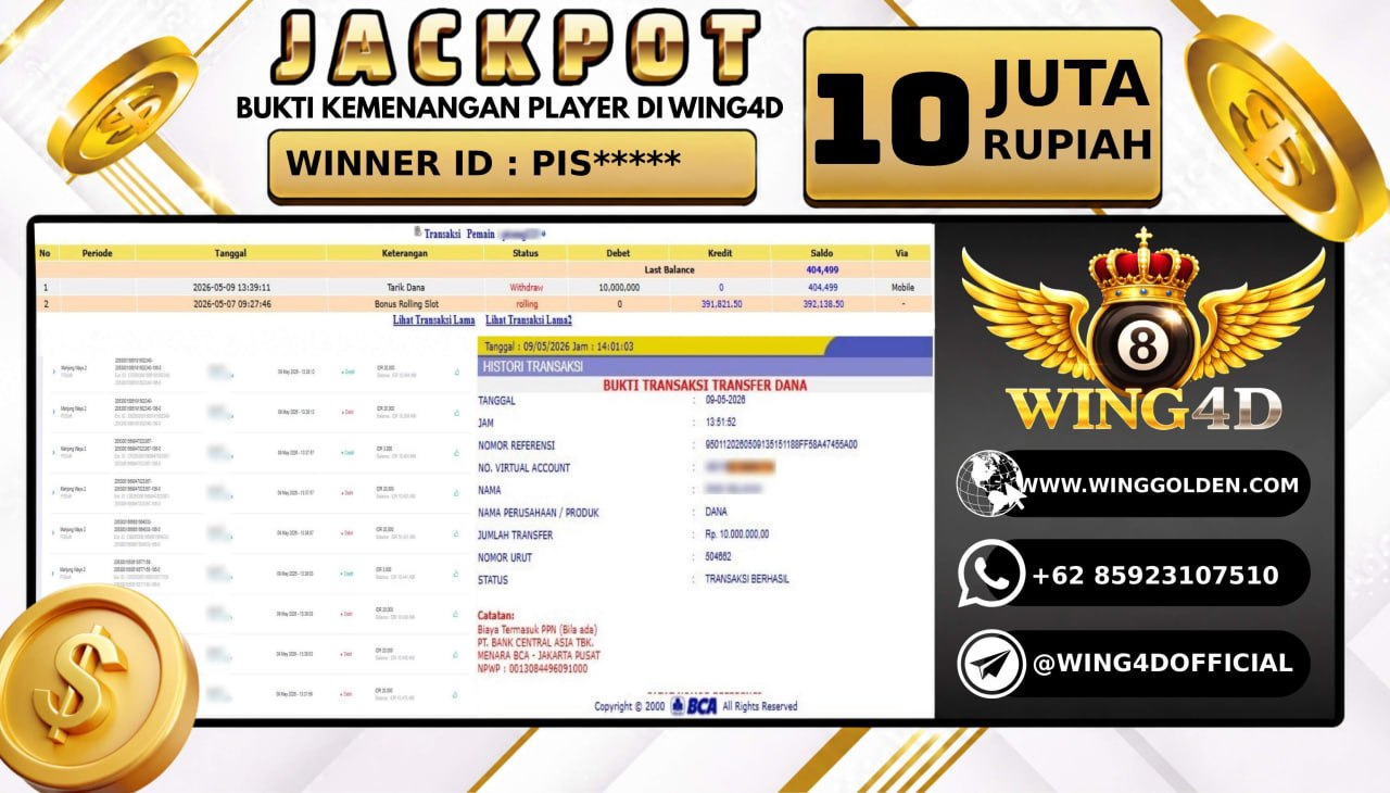 Prediksi WING4D | Prediksi dan RTP Jitu Situs WING4D