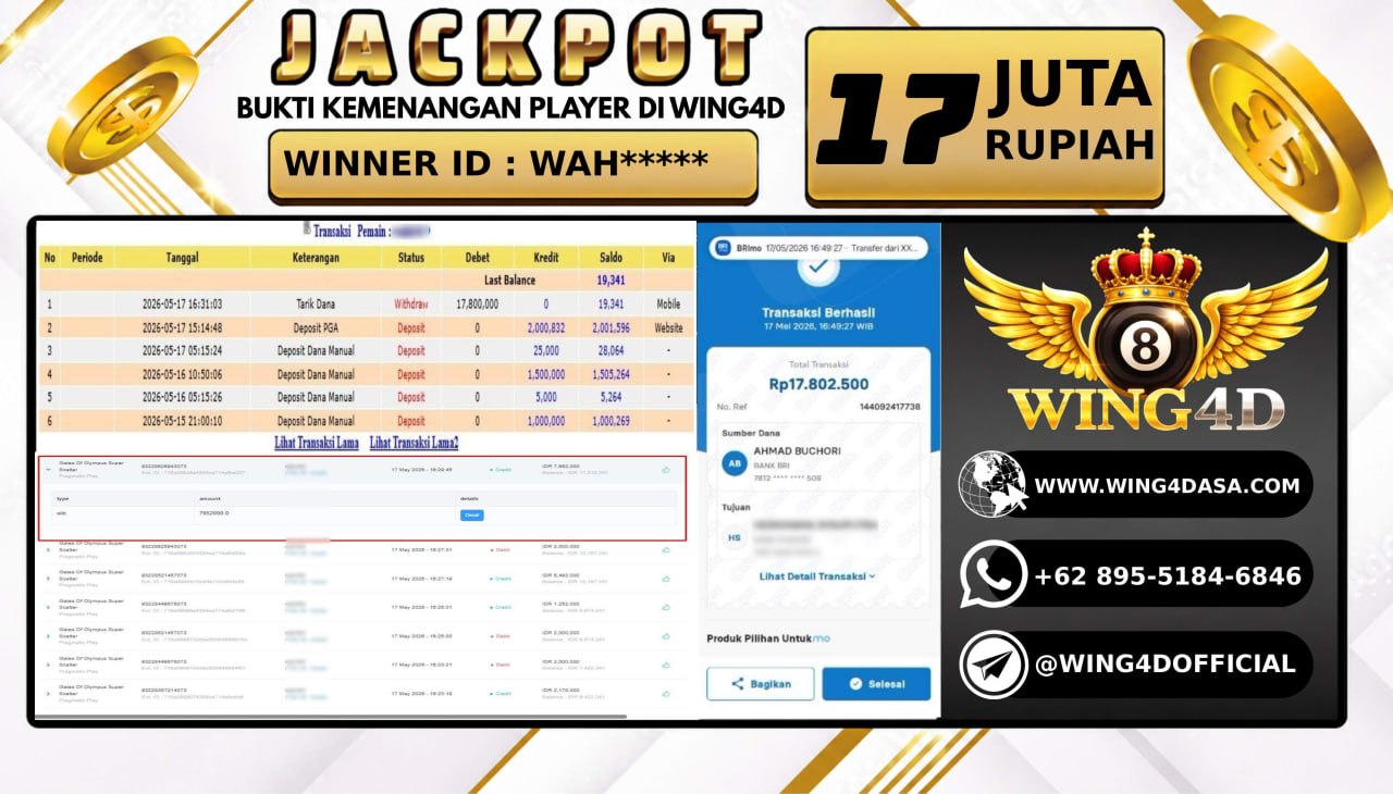Prediksi WING4D | Prediksi dan RTP Jitu Situs WING4D