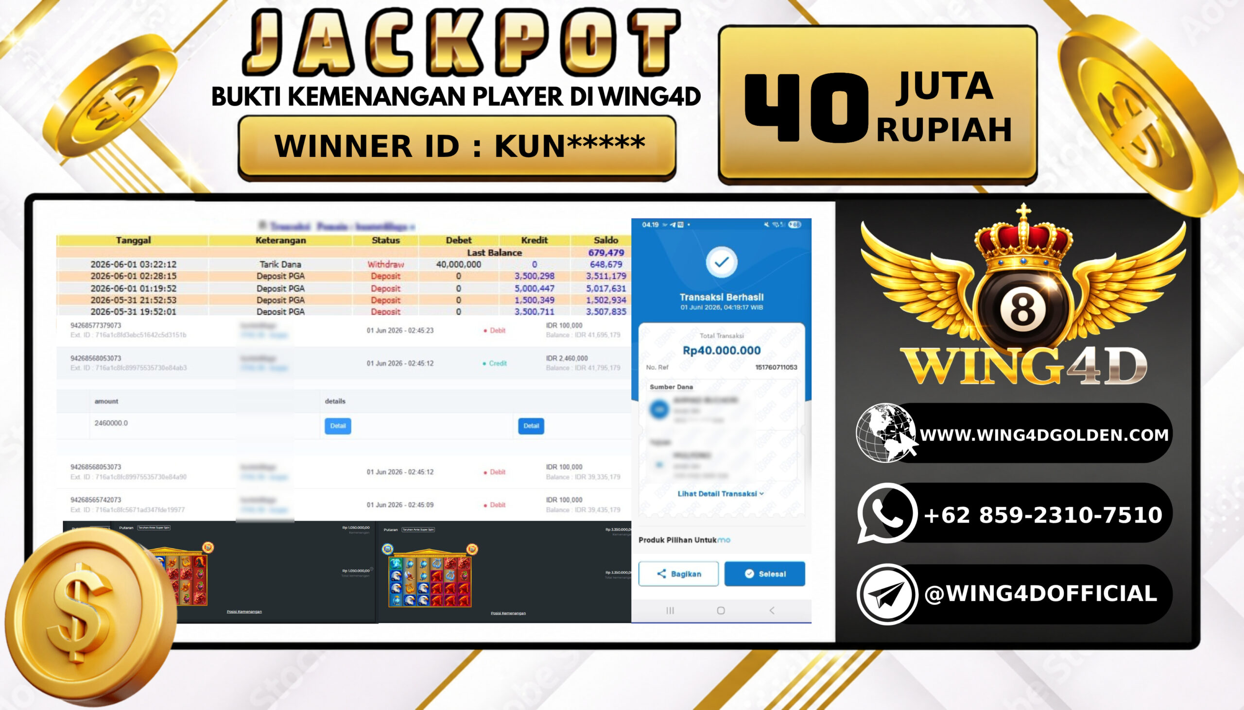Prediksi WING4D | Prediksi dan RTP Jitu Situs WING4D