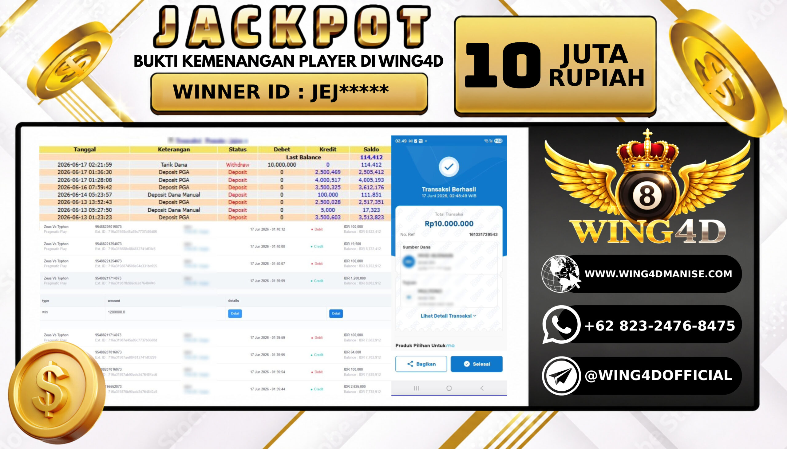 Prediksi WING4D | Prediksi dan RTP Jitu Situs WING4D