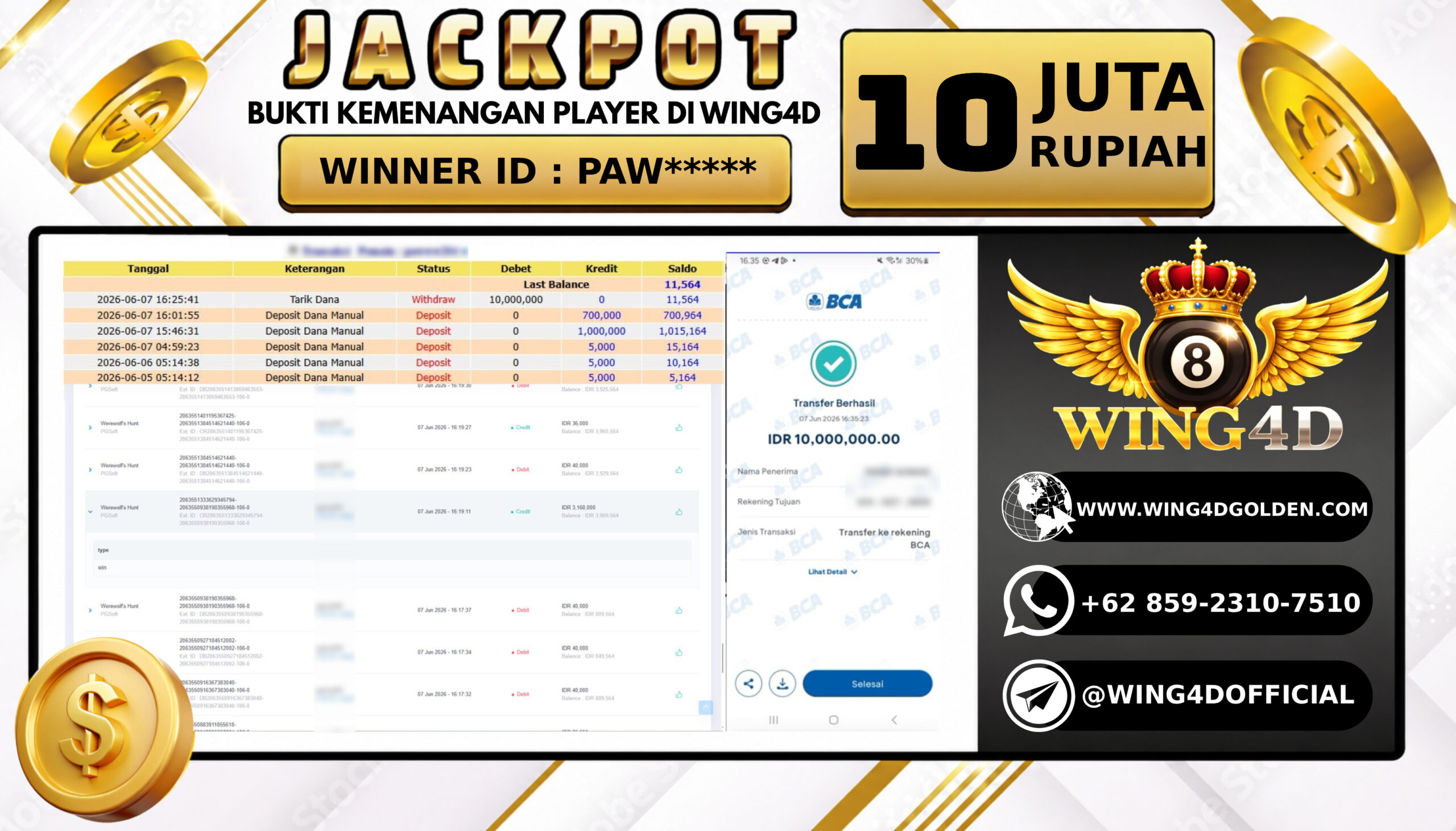 Prediksi WING4D | Prediksi dan RTP Jitu Situs WING4D
