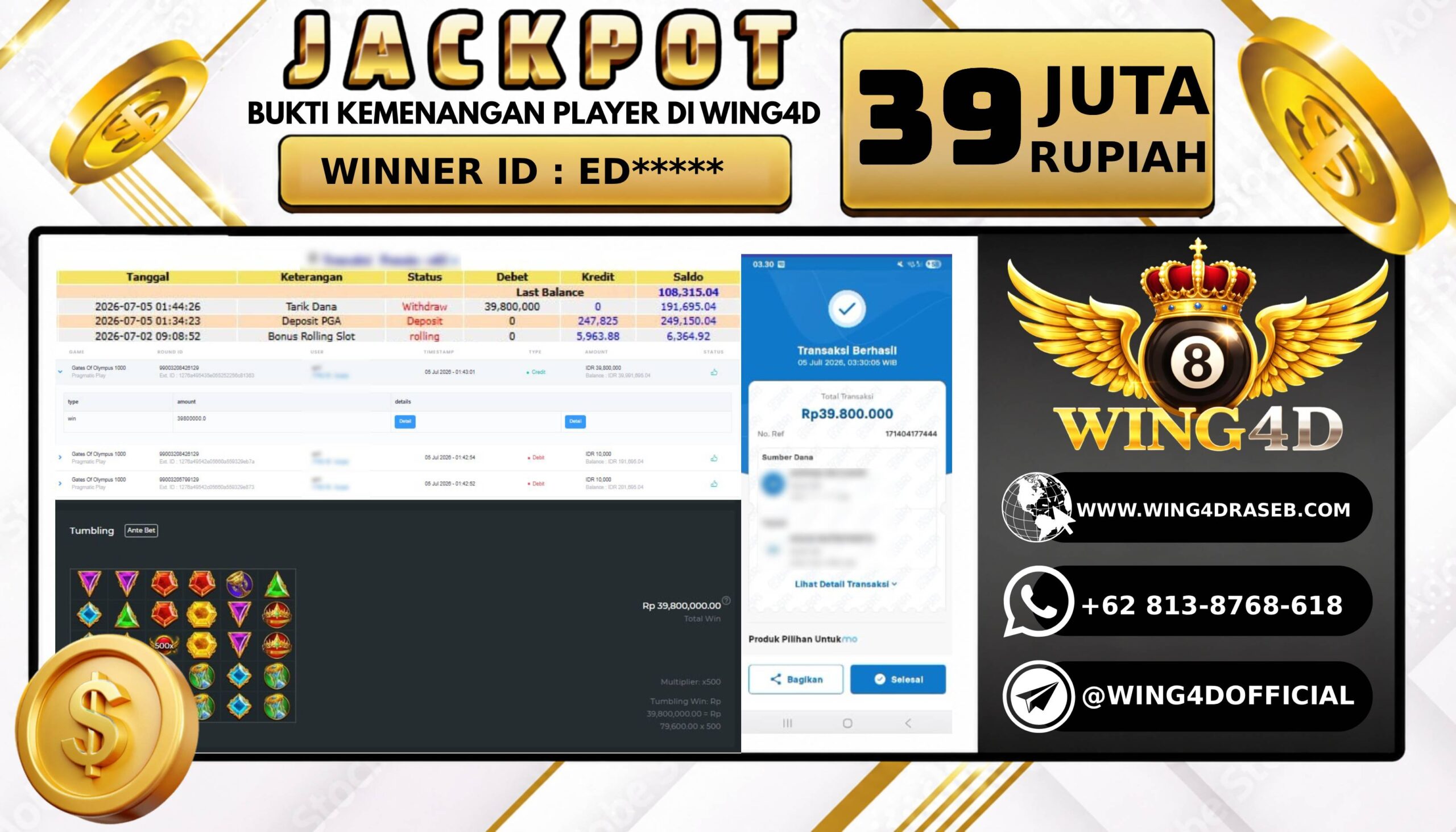 Prediksi WING4D | Prediksi dan RTP Jitu Situs WING4D
